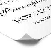 Laat uw recept achter voor succesadvies poster (Hoek)