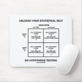 Laat uw statistische zelftest los muismat (Met muis)