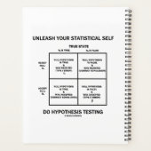 Laat uw statistische zelftest los planner (Achterkant)