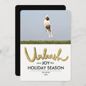 Laat Uw Vreugde | de Grappige los Kerstkaart van (Voorkant / Achterkant)