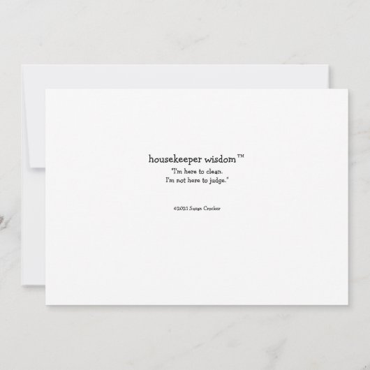 Laat uw zorgen over, tweede ontwerp: kopende kaart (Achterkant)