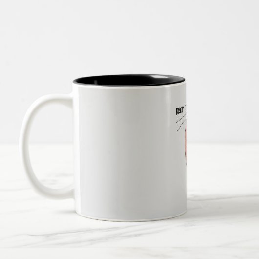 Laat vallen als een Mok met een sleuf (Links)