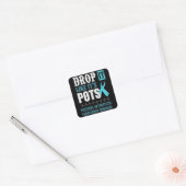 Laat vallen alsof het POTS Shirt Dysautonomia Awar Vierkante Sticker (Envelop)