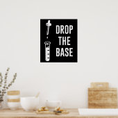 Laat vallen de basis voor de bassenchemie poster (Keuken)