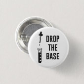 Laat vallen de basis voor de bassenchemie ronde button 3,2 cm (Voorkant /achterkant)