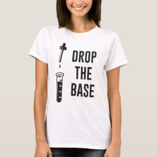 Laat vallen de basis voor de bassenchemie t-shirt