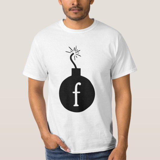 Laat vallen de F Bomb T-shirt (Voorkant)