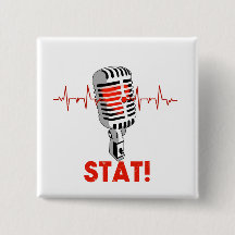 Laat vallen de microfoon logo