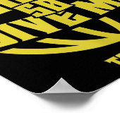 Laat vallen en geef me 50 (fifty) Rap beef pushups Poster (Hoek)