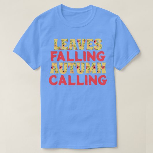 Laat vallen herfst bellen t-shirt (Design voorkant)