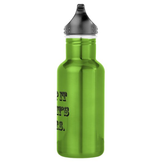 Laat vallen het als zijn POTS Waterfles (Rechts)