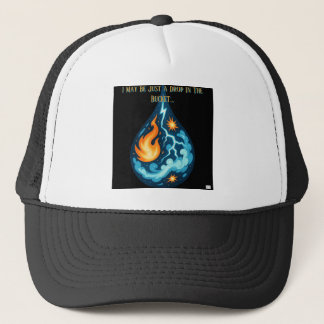 Laat vallen in de emmer trucker pet