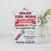 Laat vallen met deze uitnodiging van de Partij van (Staand voorkant)