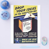 Laat vallen uw ideeën in de doos van de Suggestie Flyer (Enkel)