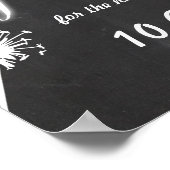 Laat van het bruinkoolbord houden. poster (Hoek)