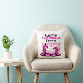 laat vandaag de T-Shirt flamingle Kussen (Stoel)