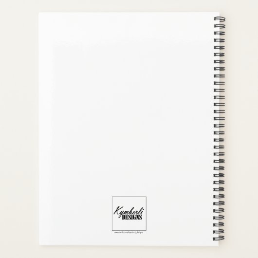 Laat vandaag geen verspilling zijn van make-up Pin Planner (Achterkant)