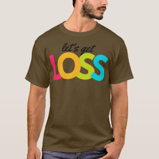 Laat Verliesd kunstwerk1 zwart krijgen T-shirt