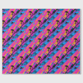 "Laat vliegen!" High Flying Scooter Cadeaupapier (Vlak)