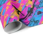 "Laat vliegen!" High Flying Scooter Cadeaupapier (Rol Hoek)