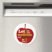 Laat voedsel uw Geneeskunde zijn...Hippocrates Magneet (Insitu (Vaatwasser))