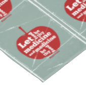 Laat voedsel worden door medicijn Hippocrates quot Tafelkleed (Gekanteld)