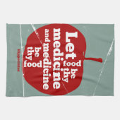 Laat voedsel worden door medicijn Hippocrates quot Theedoek (Horizontaal)