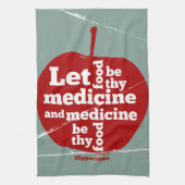 Laat voedsel worden door medicijn Hippocrates quot Theedoek (Verticaal)