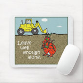 Laat voldoende alleen Cartoon Mousepad Muismat (Met muis)