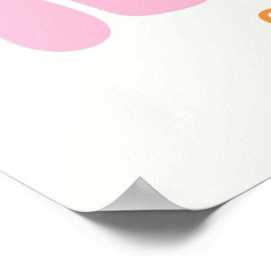 Laat vreugde wortel schieten poster (Hoek)