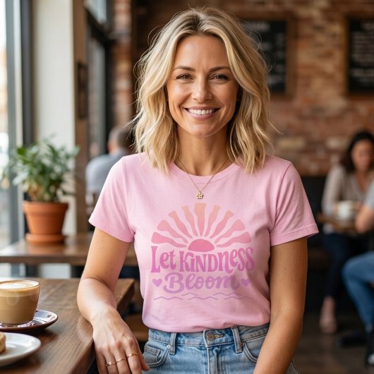Laat vriendelijkheid bloeien. T-shirt