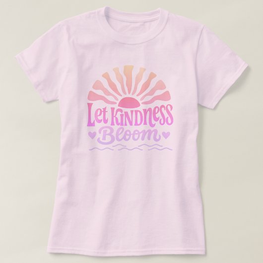 Laat vriendelijkheid bloeien. T-shirt