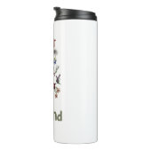 Laat vriendelijkheid bloeien vanuit het hart |Wate Thermosbeker (Geroteerd rechts)