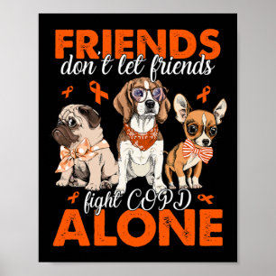 Laat vrienden niet vechten tegen CRPS alleen Schat Poster