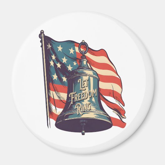 Laat vrijheid een grappige luiaard klinken magneet (Voorkant)