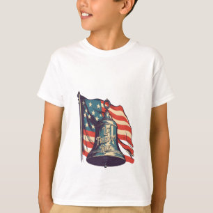 Laat vrijheid een grappige luiaard klinken t-shirt