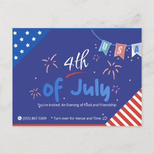 Laat Vrijheid Glinsteren! Uitnodiging Briefkaart