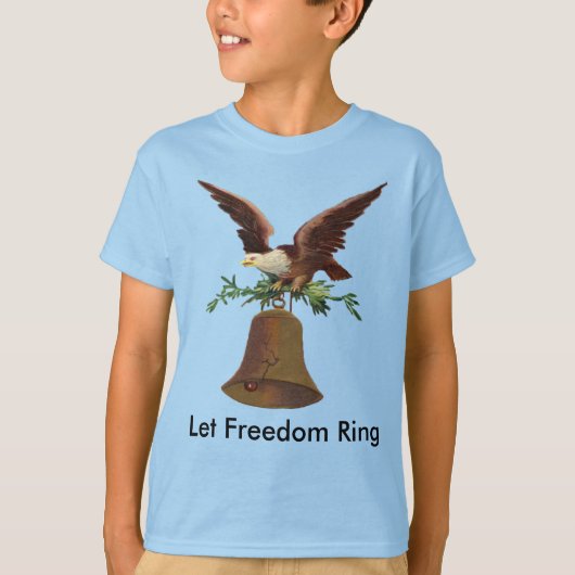  Laat Vrijheid Kinder Ringen T-shirt (Voorkant)