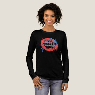 Laat Vrijheid Klinken: Krachtig 4 juli Tie-Dye Ont Tri-Blend Shirt
