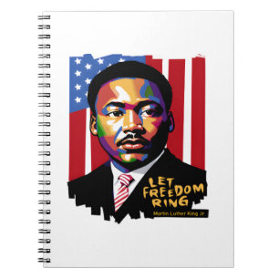 Laat vrijheid klinken, MLK Quote, Black History Notitieboek