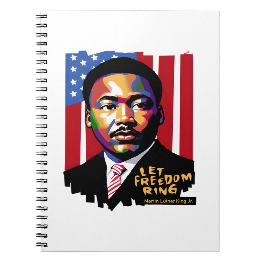 Laat vrijheid klinken, MLK Quote, Black History Notitieboek (Voorkant)