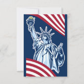 Laat Vrijheid Onafhankelijkheidsdag Feest luiden Kaart (Achterkant)