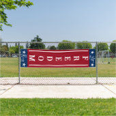 Laat vrijheid patriottisch klinken spandoek (Insitu)