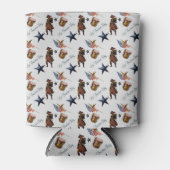 Laat vrijheid patriottisch patroon luiden blikjeskoeler (Voorkant)