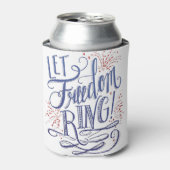 Laat vrijheid Ring Blikjeskoeler (Blikje Voorkant)