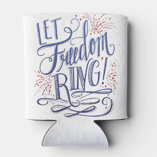 Laat vrijheid Ring Blikjeskoeler (Achterkant)