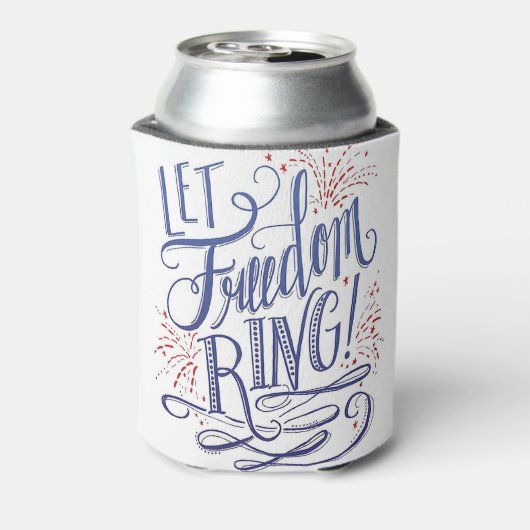 Laat vrijheid Ring Blikjeskoeler (Blikje Achterkant)
