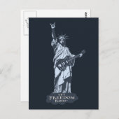 Laat vrijheid Ring Briefkaart (Voorkant / Achterkant)