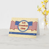 Laat vrijheid Ring Kaart (Gele Bloem)