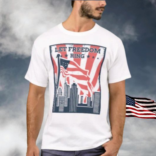 Laat vrijheid Ring T-shirt